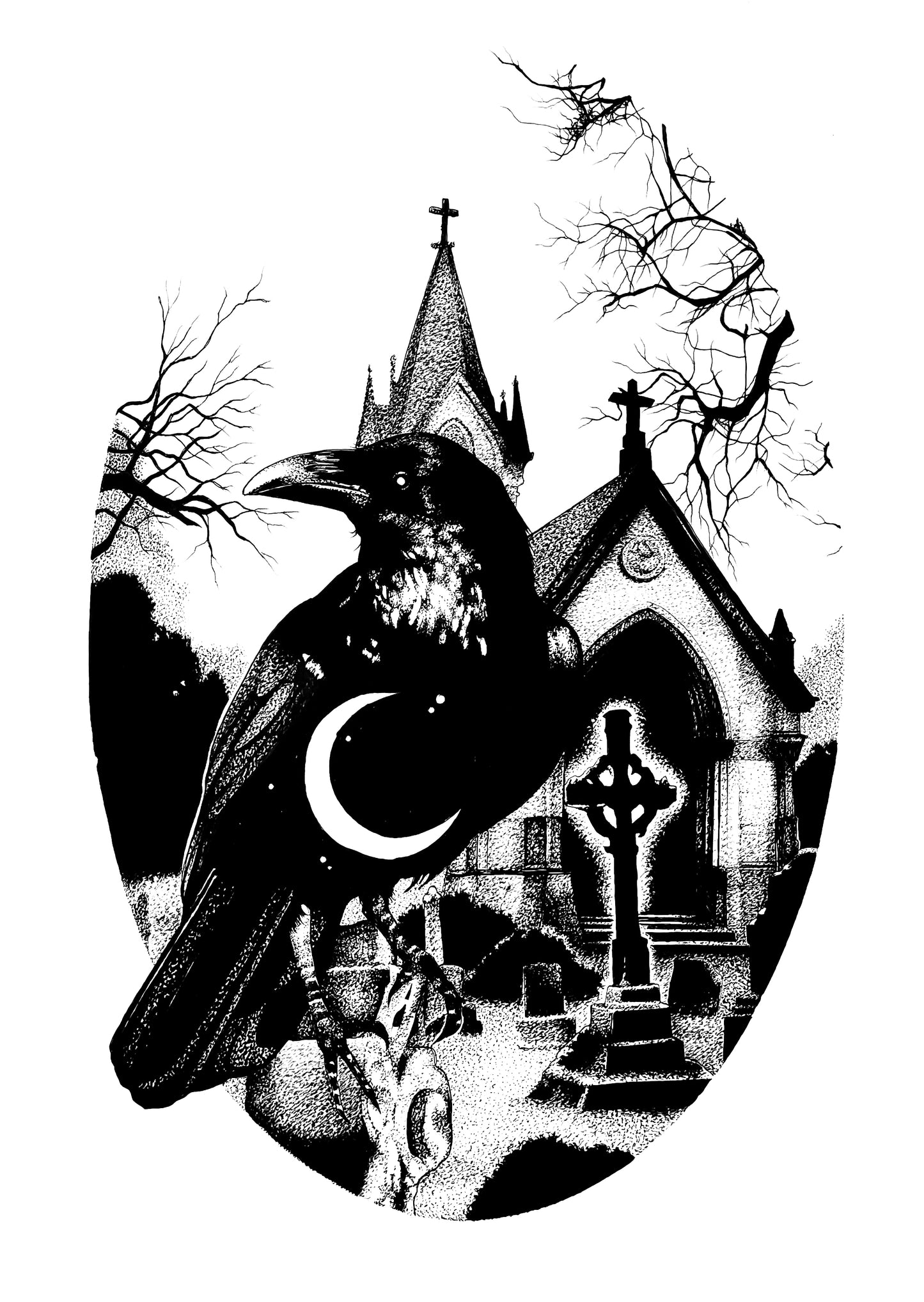 Cemetery Crow