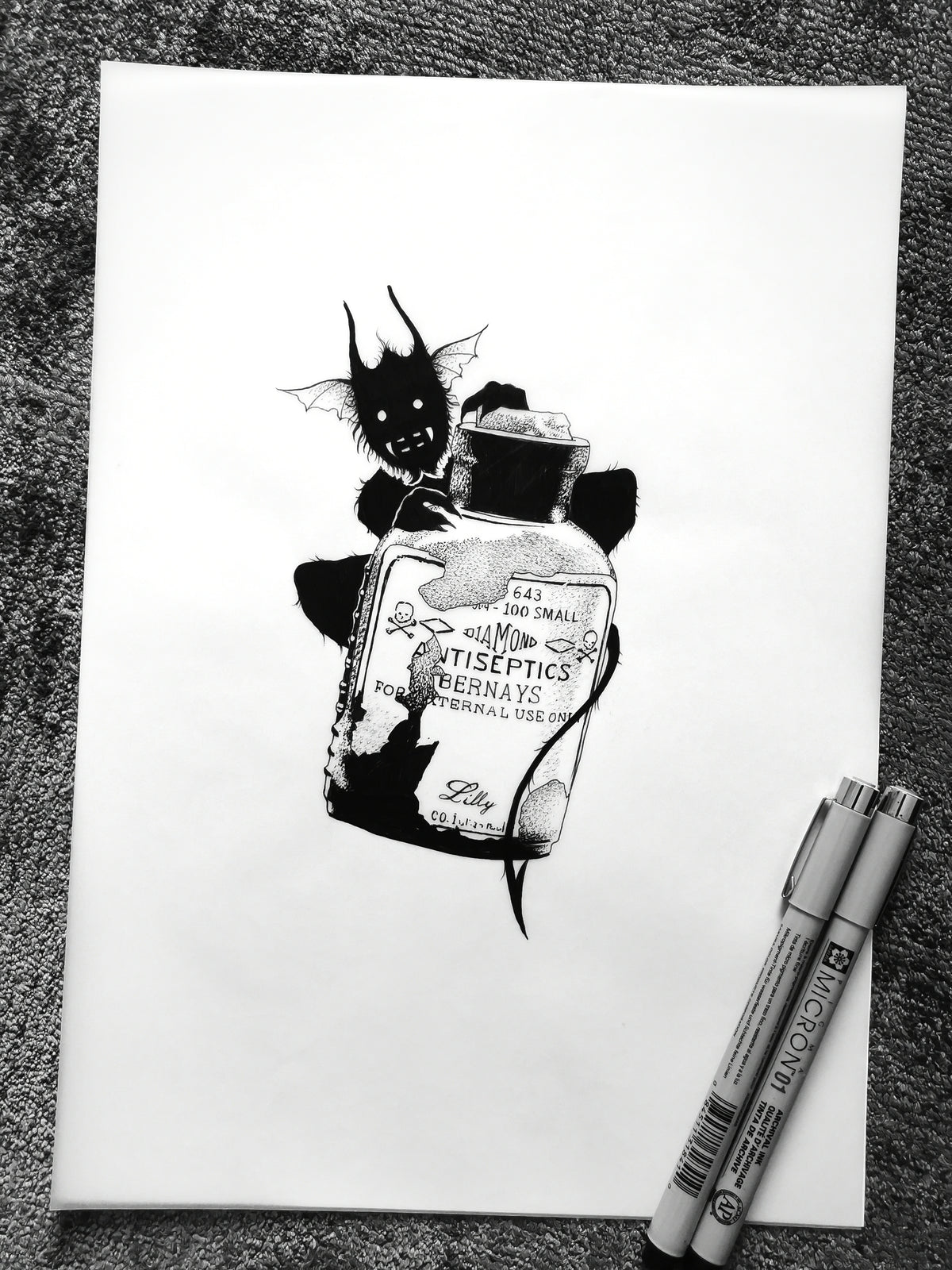 Diamond Antiseptic Demon's Bottle