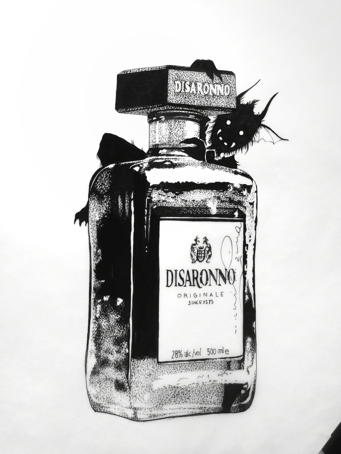 Disaronno Demon Bottle