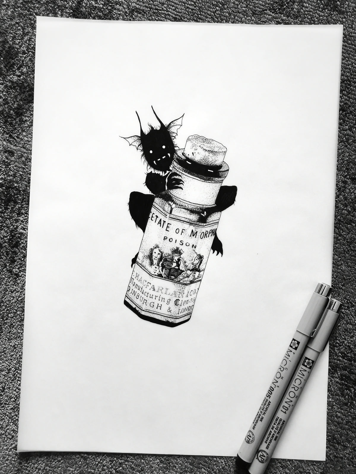 Acetate of Morphine Demon's Bottle