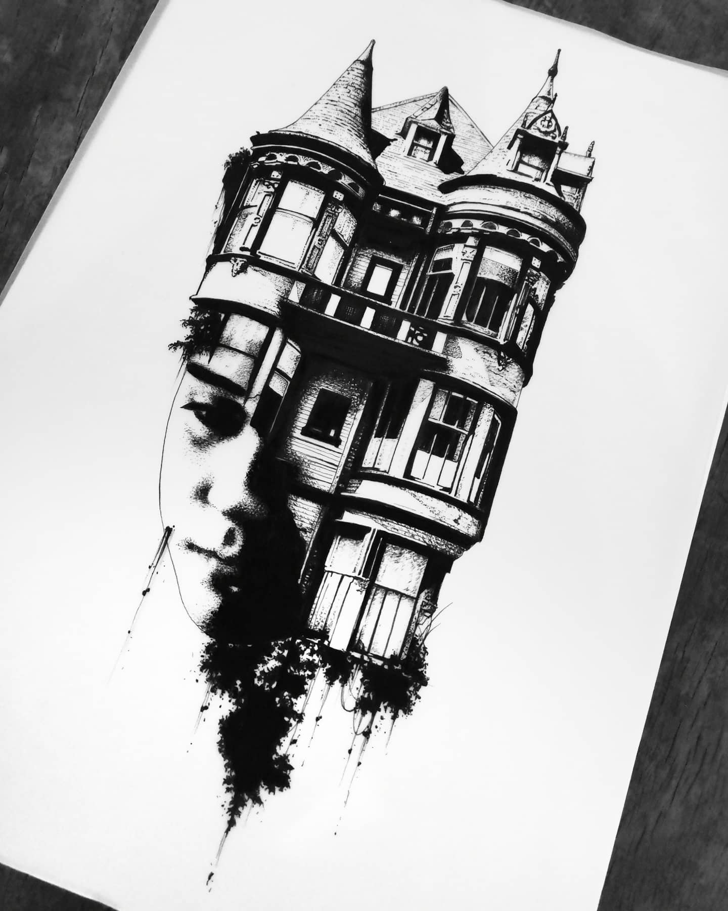 A Past of violence and Nails. Erects the structure of a collapsed soul