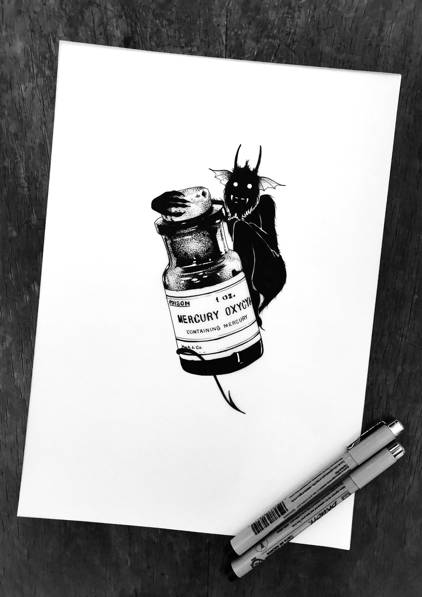 Démon Bouteille de Mercure