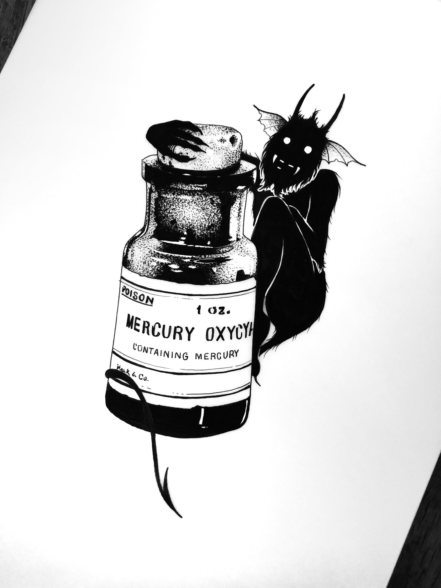 Démon Bouteille de Mercure